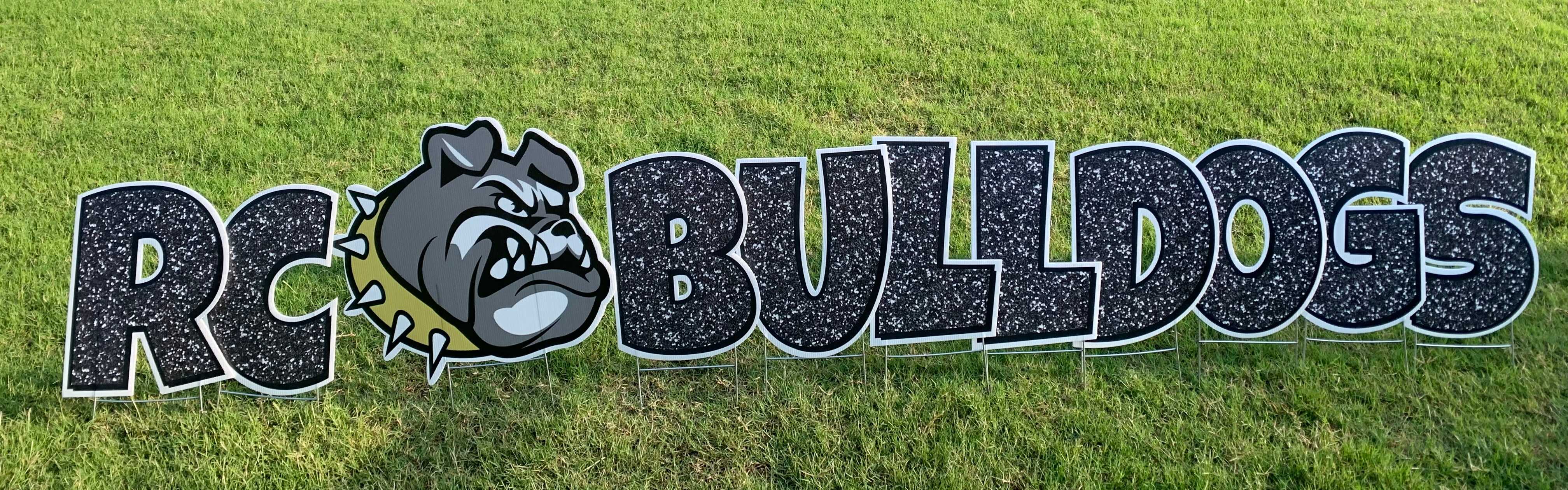Yard card sign collection rc bulldogs Yard card sign collection rc bulldogs