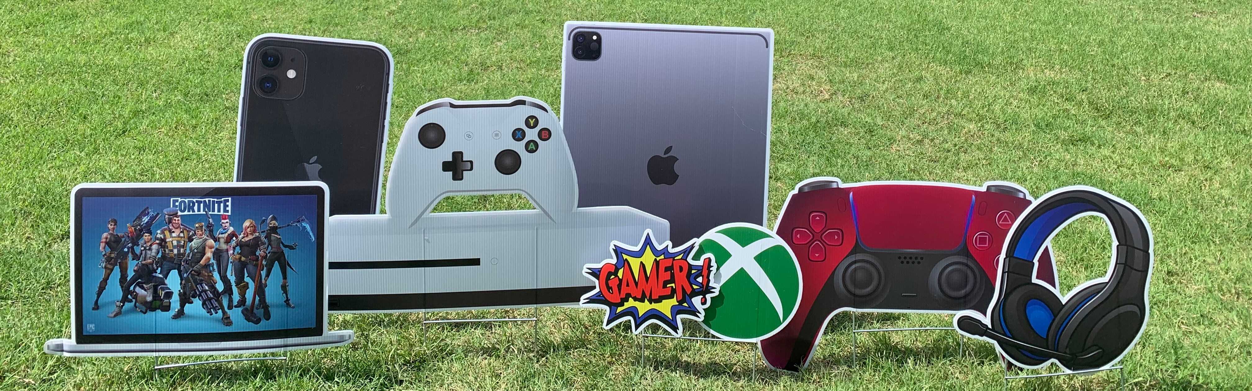 Yard card sign collection fortnite xbox videogames iphone ipad Yard card sign collection fortnite xbox videogames iphone ipad