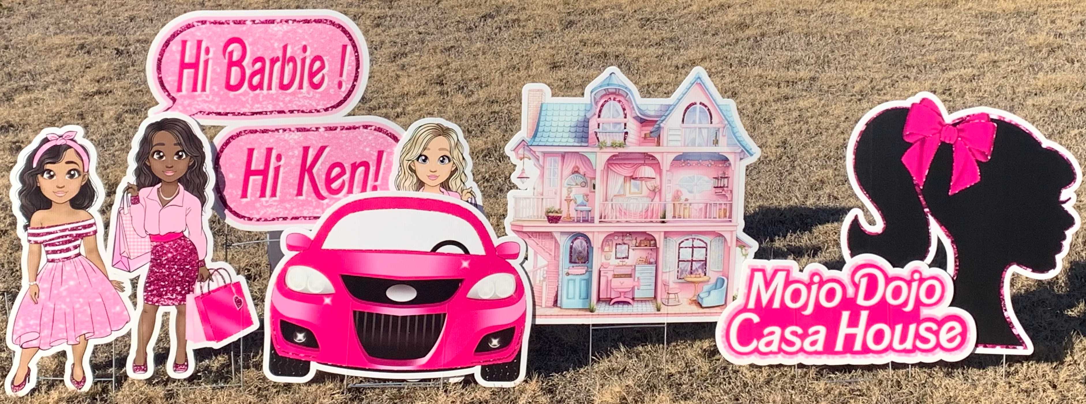 Yard card sign collection barbie ken Yard card sign collection barbie ken