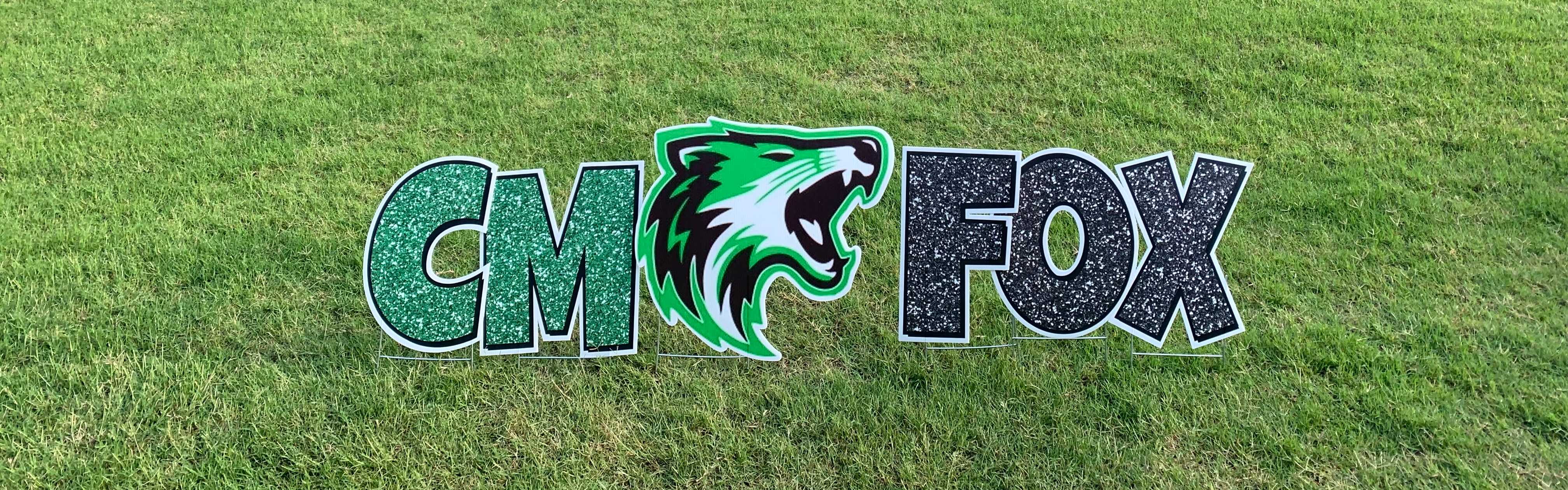 Yard card sign collection cm fox Yard card sign collection cm fox