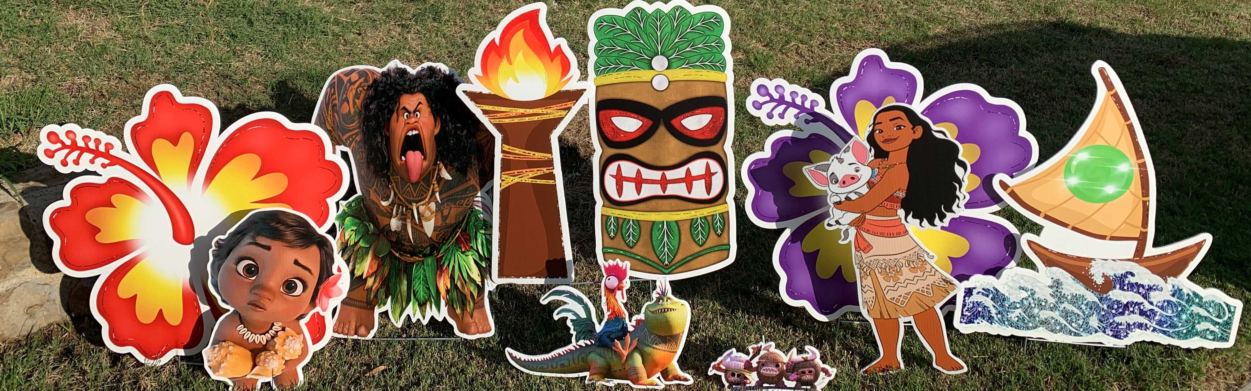 Yard card sign collection moana Yard card sign collection moana