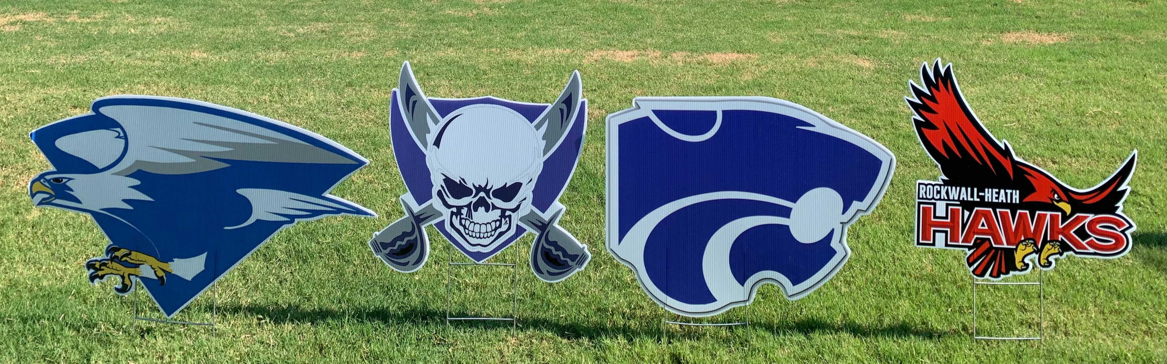 Yard card sign collection teams Yard card sign collection teams