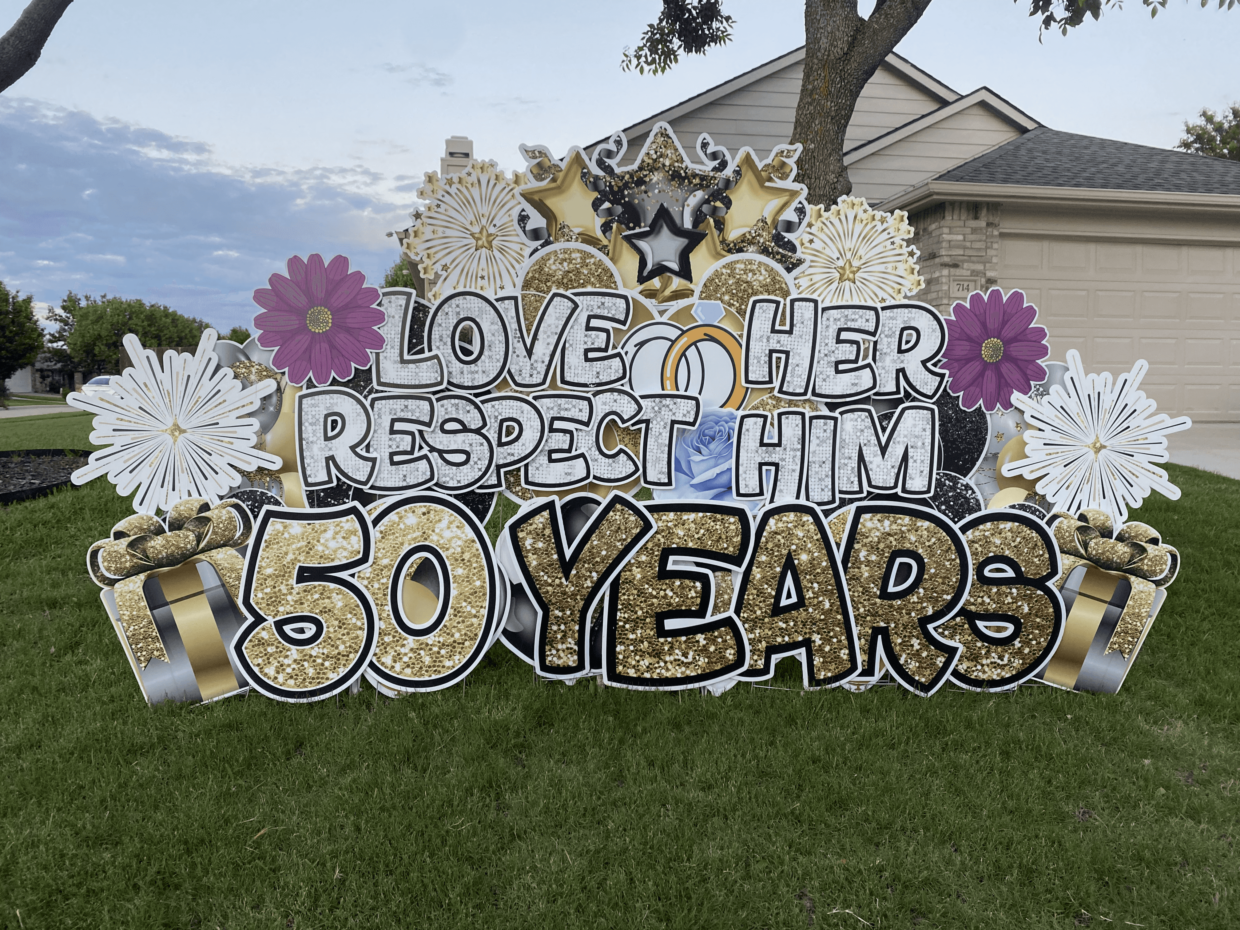 Yard card sign small custom love respoect Yard card sign small custom love respoect